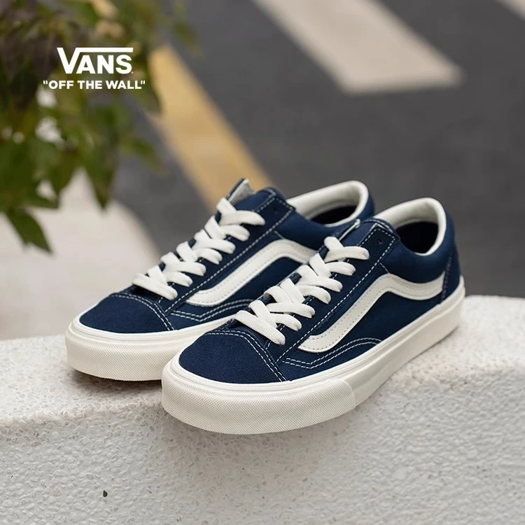 VANS范斯官方Style36寂静蓝美式经典复古男女潮流运动板鞋DZ3RFL