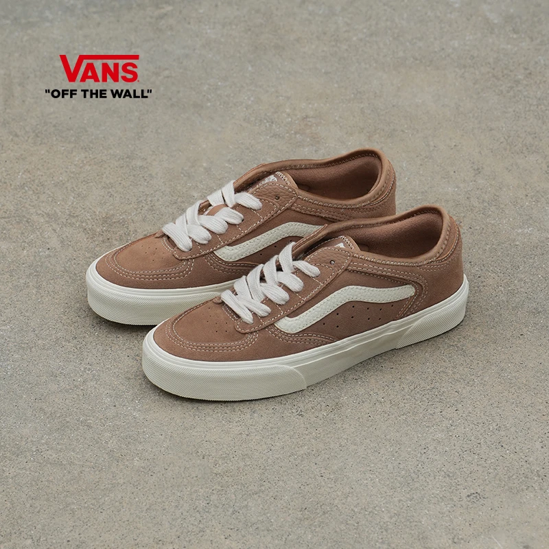 VANSVANS范斯官方UA Rowley Classic浅棕色流光风男女板鞋BTTTBR