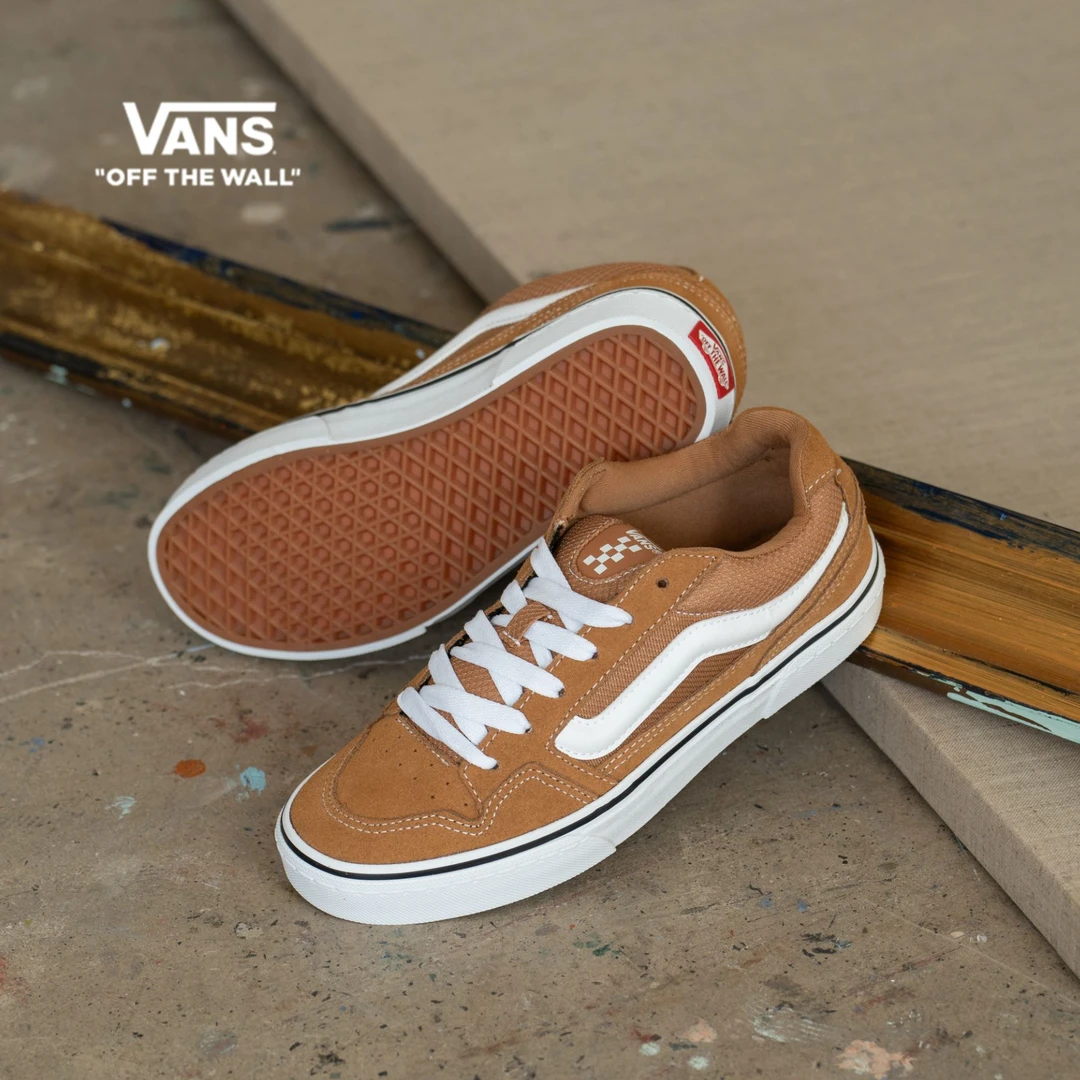 VANS官方 Caldrone流光风棕色复古休闲胖胖鞋板鞋男CXZ1OU