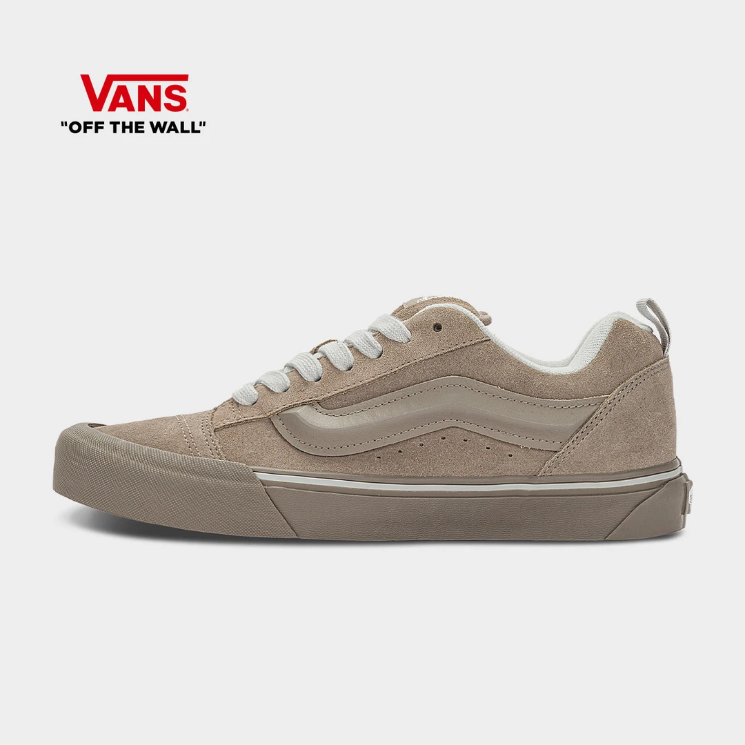 VANS范斯官方 Knu Skool男女潮流深灰板鞋面包鞋VN0009QCCH8