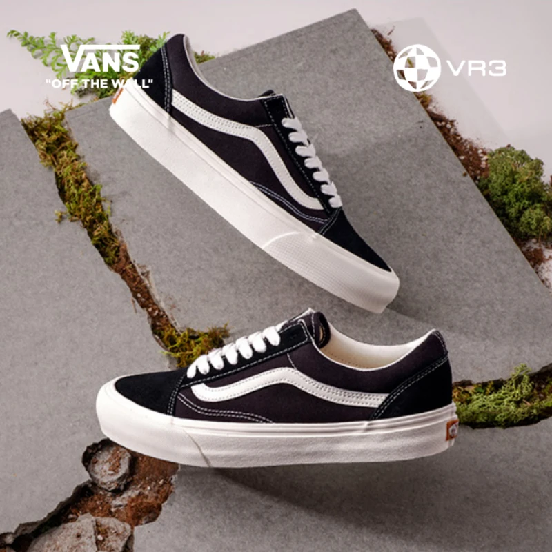 VANS范斯官方Old Skool VR3经典酷黑复古高街男女板鞋VN0005UB1KP