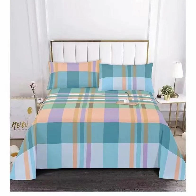 加厚五福锦绣段细粗布，透气舒适。枕套，多尺寸床单，炕单【时光绿】