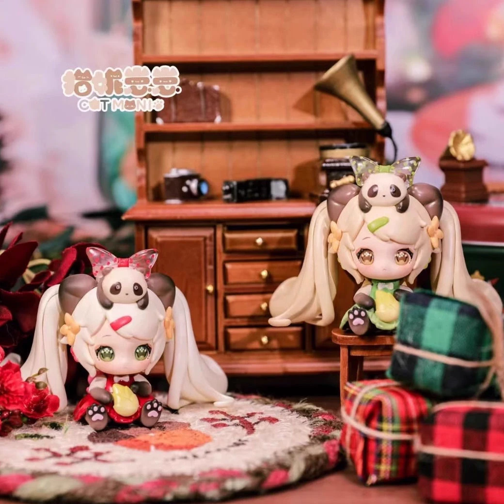 可爱猫妮桌面公仔