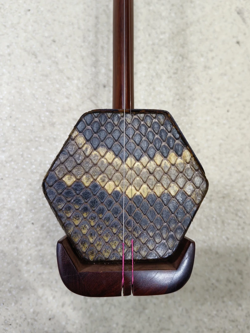 手工制作红檀精品二胡专业演奏乐器