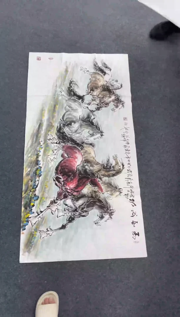 【闪购商品】绘画陈天祥 马