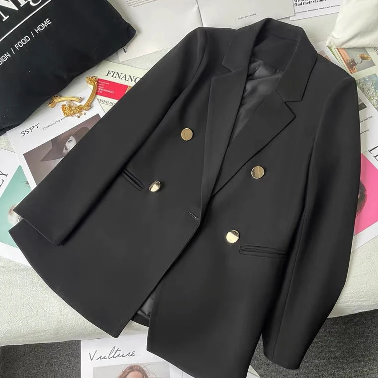 春秋新款西装外套女韩版直筒休闲宽松时尚气质显瘦小西服上衣女款