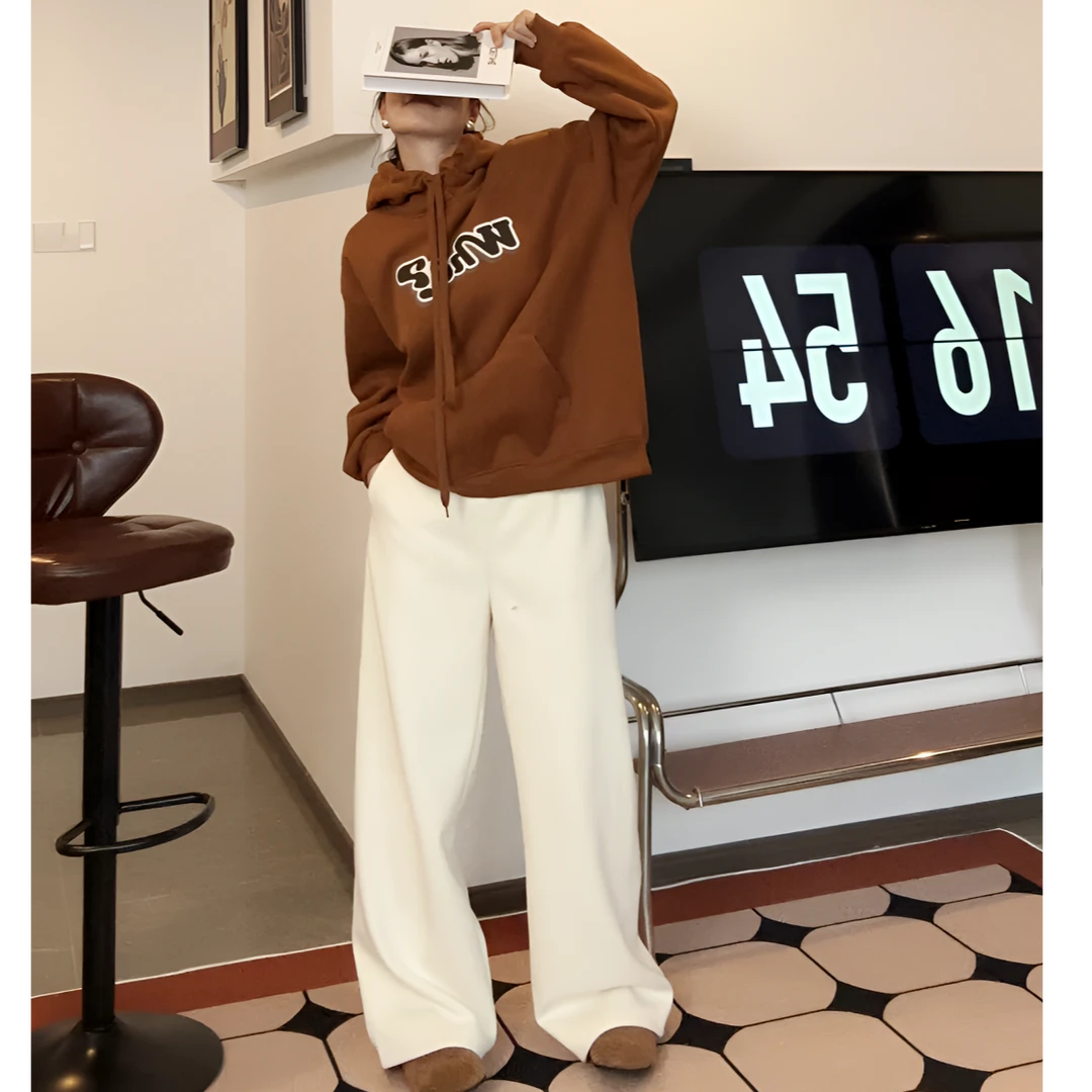 【暖宝宝】 冬季加绒带帽卫衣  WY001