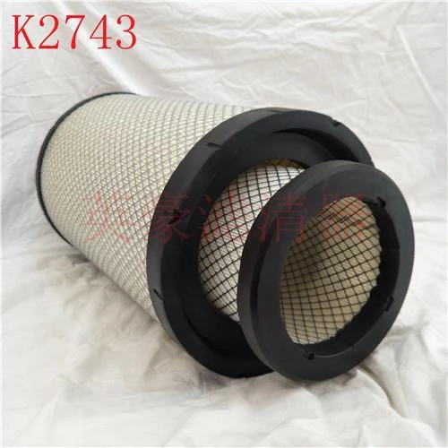 K2743空滤适用宇通金龙客车AF26595/AA90140海格亚星客车空气滤芯