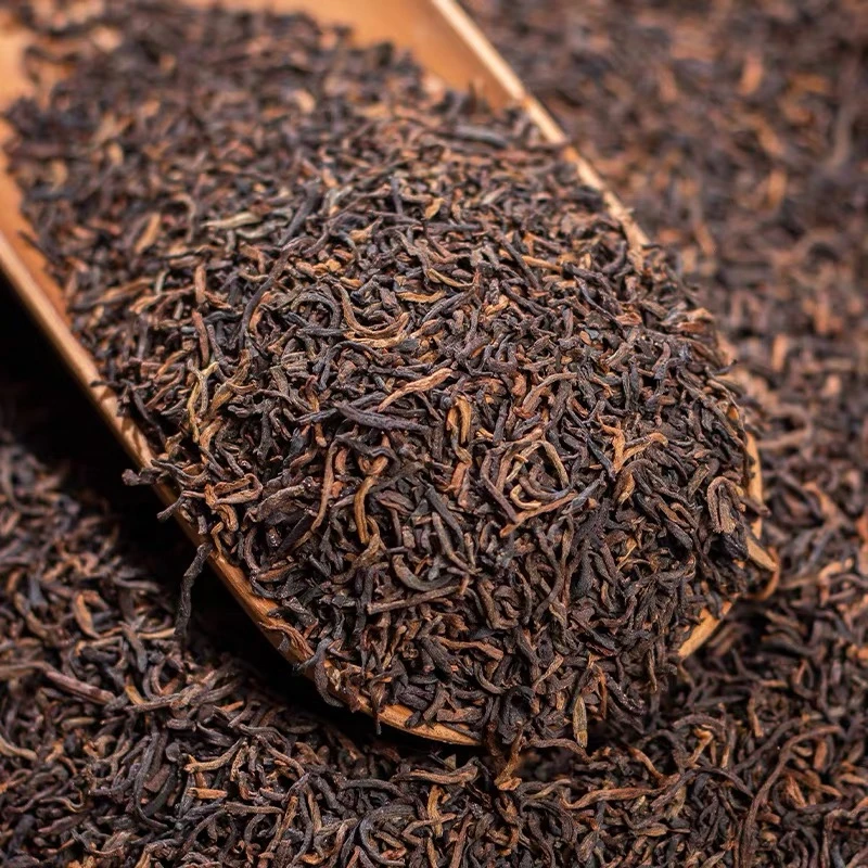 2017年古树冰岛南迫头春普洱熟茶散茶M12号