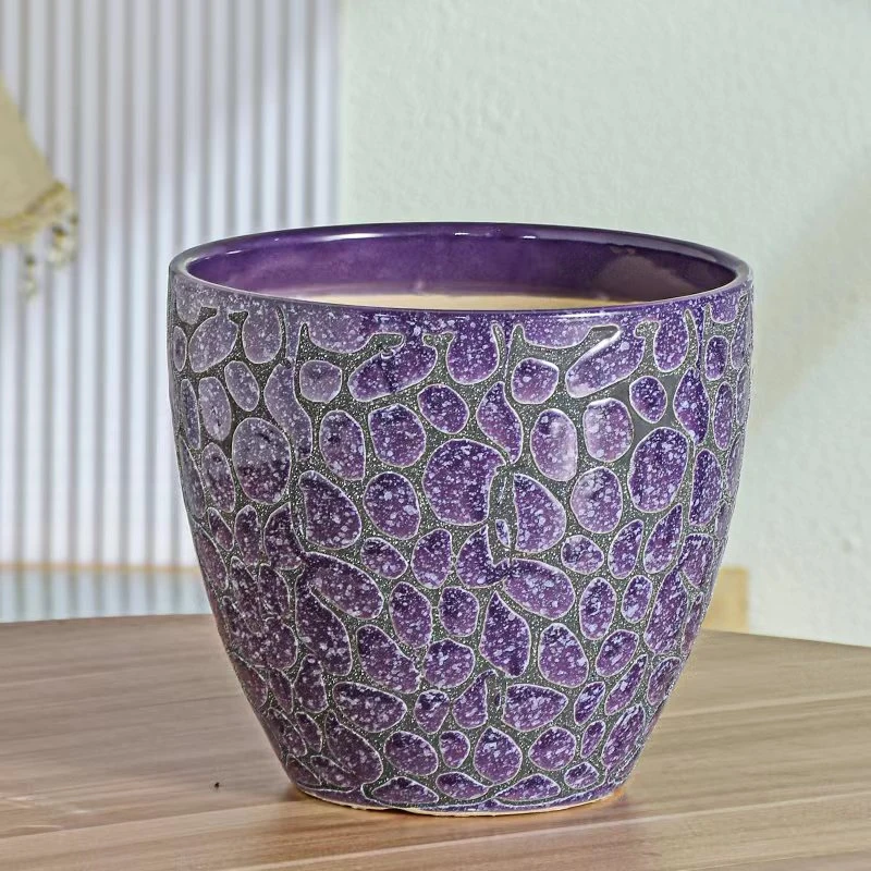 多肉花盆陶瓷花盆直播兰花花盆直播间现场直播卖货小花盆