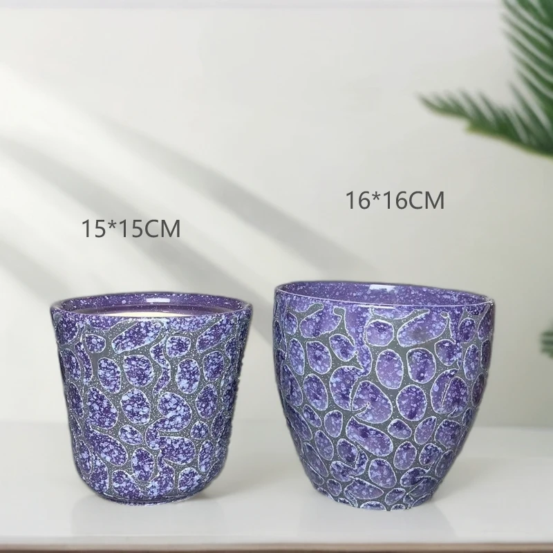 花盆陶瓷易清洗温馨高温烧制质量保证破碎包赔实物标准上釉拍照