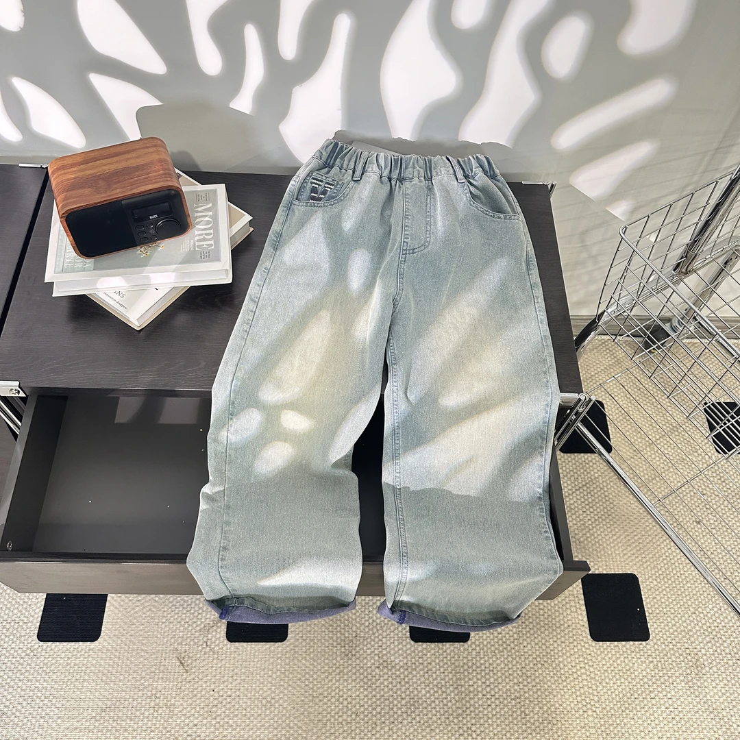 【2024夏季新品】青少年休闲夏季薄款时尚百搭韩版直筒裤HW369