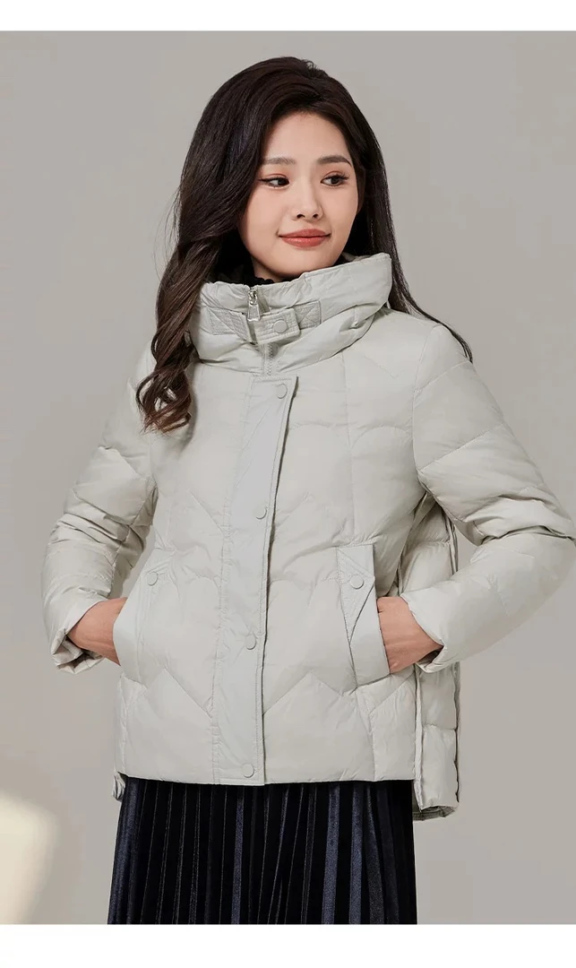 D706羽绒服时尚保暖休闲秋冬宽松轻薄