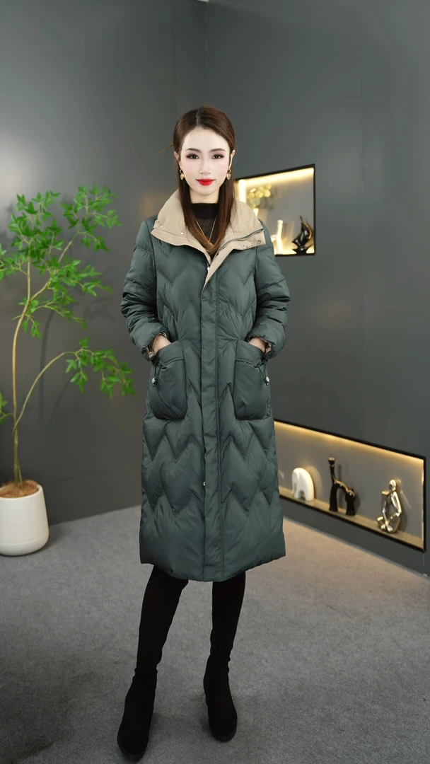 92813羽绒服女士休闲时尚显瘦宽松秋冬