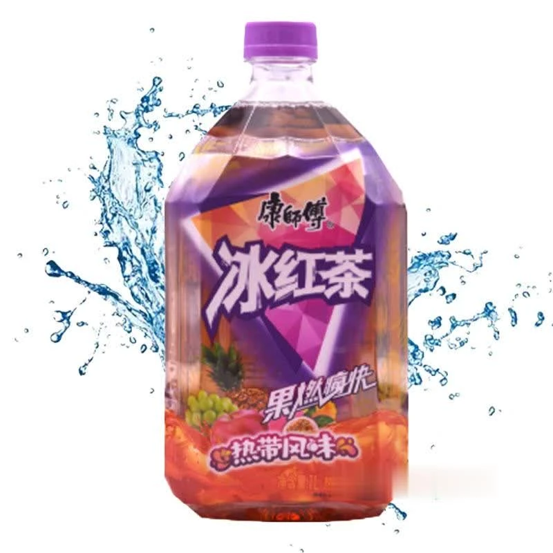 康师傅 热带水果味冰红茶茶饮料 1l/瓶