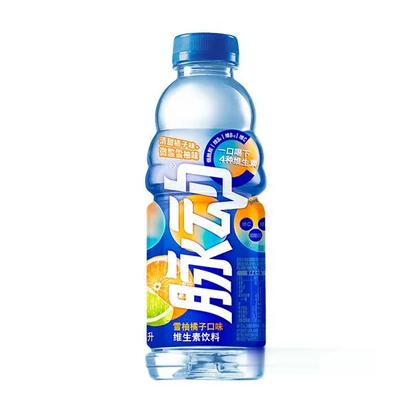 脉动 雪柚橘子口味维生素饮料 600ml/瓶