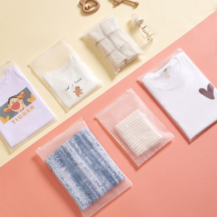 W旅行收纳袋子衣服袜子透明加厚密封行李箱整理鞋子旅行分装自封