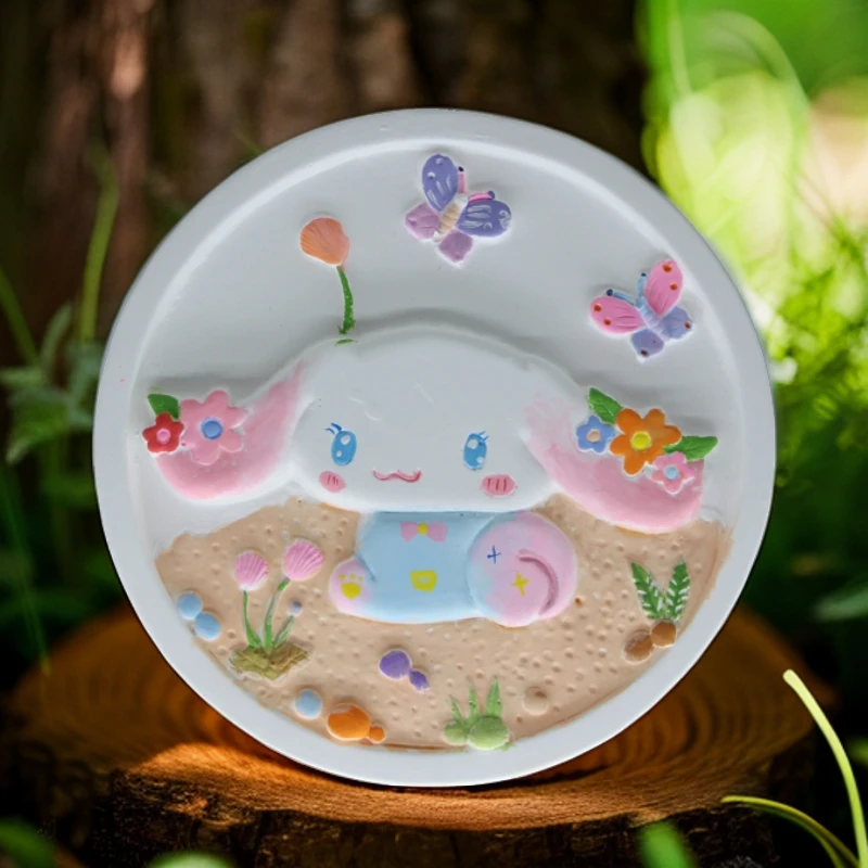 【送支架】石膏浮雕画玩具摆件玉桂狗石膏娃娃彩绘手工涂色3D立体