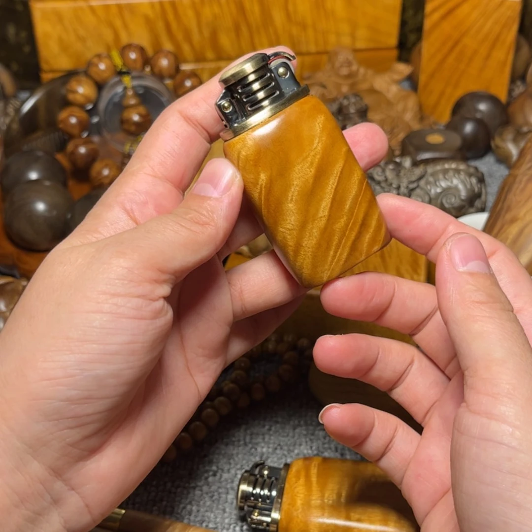 【闪购商品】金丝楠木酒**人打火机