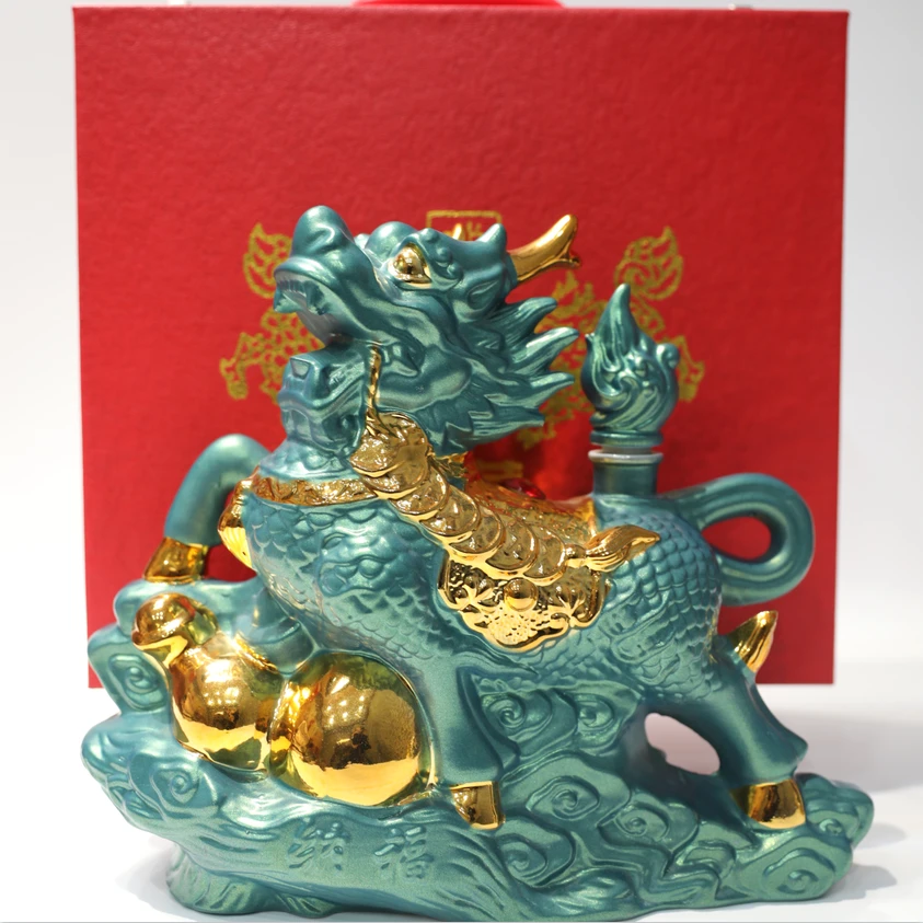 兴盛长威凤祥麟清香型礼盒装传统地缸发酵纯粮酿造53度2500ml
