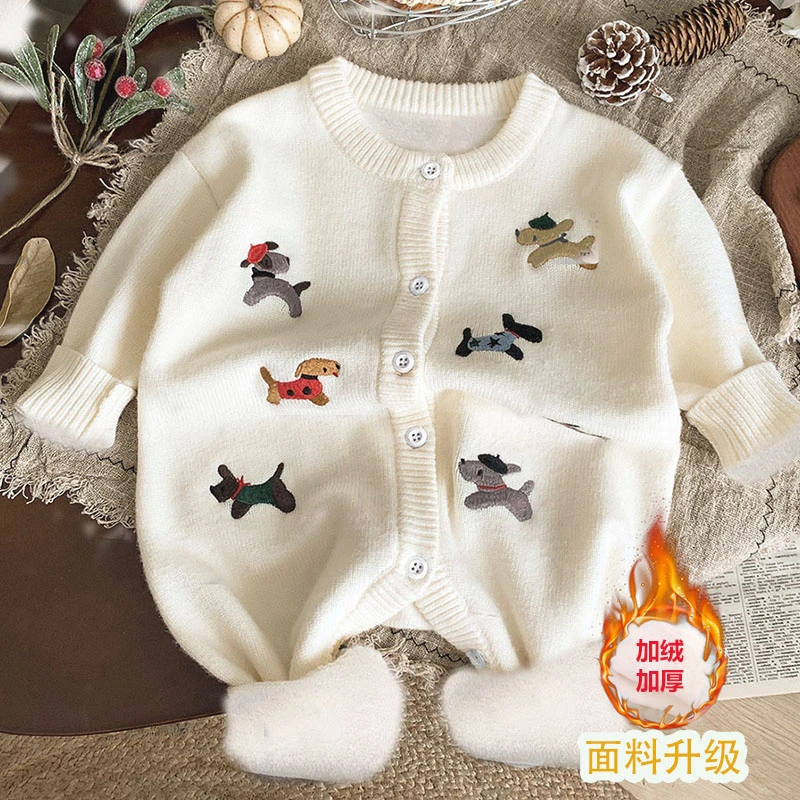 女童针织开衫秋季外搭儿童毛衣2025新款女宝宝外套春秋款小童秋装