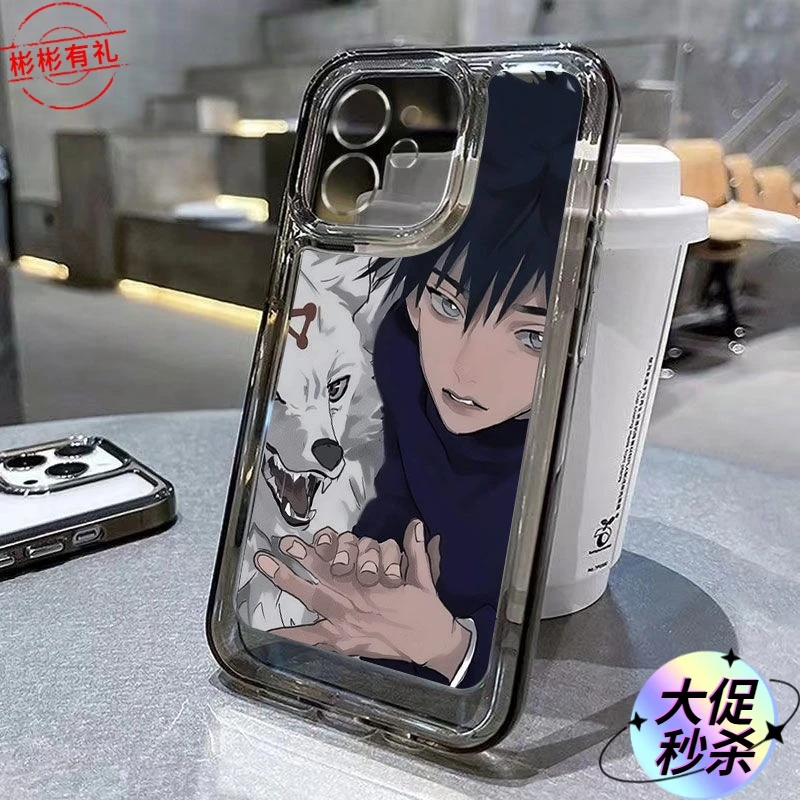 插画伏黑惠15promax手机壳创意苹果iPhone14plus透明12/11软壳/13