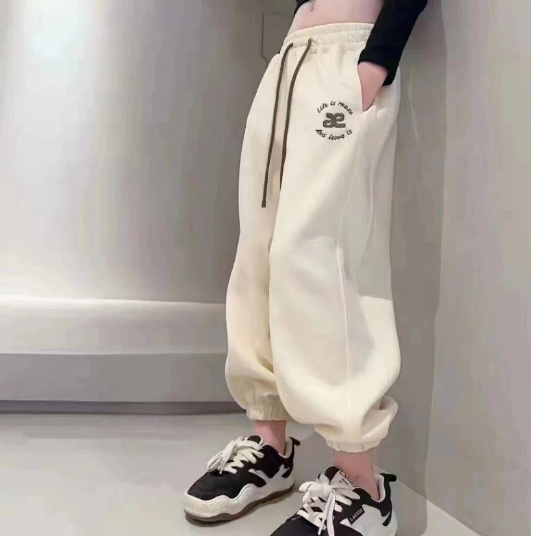 时尚百搭抽绳春季秋季韩版休闲裤潮流
