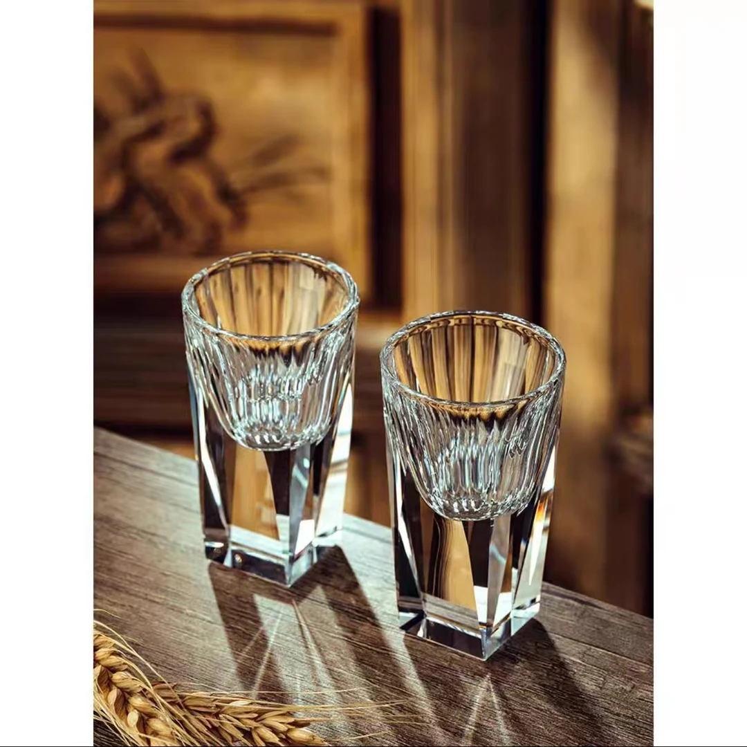 江户切子一口碑高端清酒杯端精雕手工轻奢高级雕刻