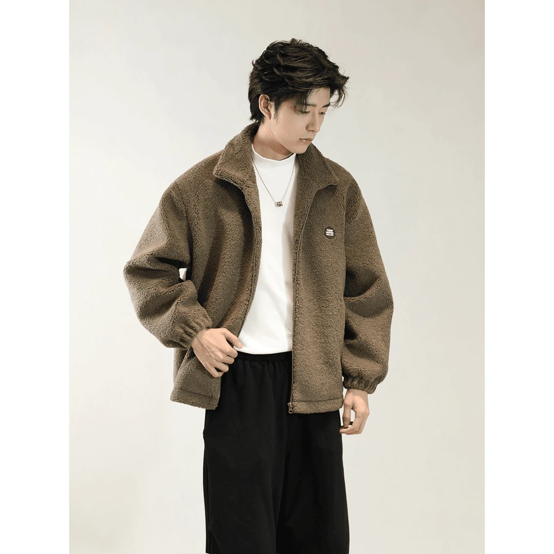 休闲男外套男士短款时尚加厚保暖秋冬立领j23733