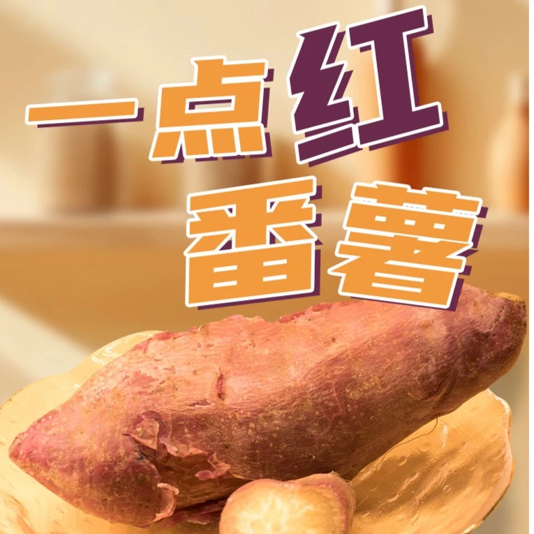 一点红番薯5斤装 粉糯香甜 板栗味 人工现挖