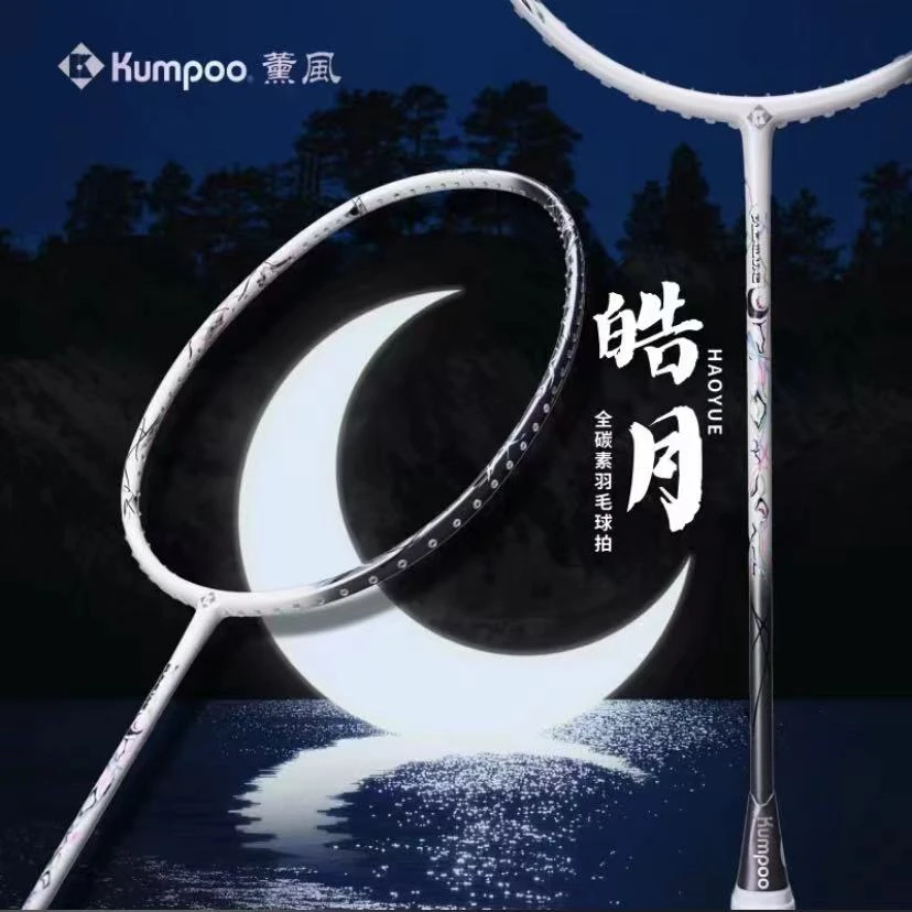 薰风皓月羽毛球拍高颜值超轻全碳素纤维专业男女比赛单拍熏风正品