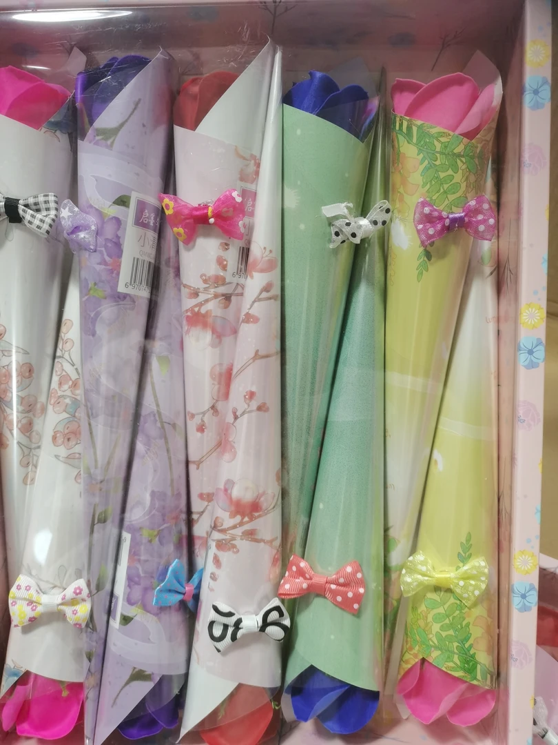 文具礼品小清新单支花一单4盒混发40支