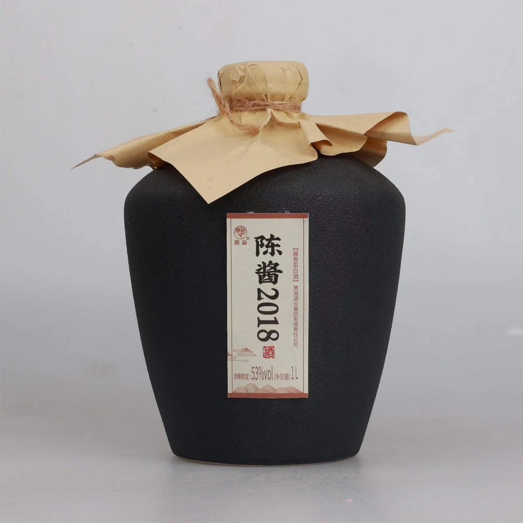 贾湖陈酱2018 酱香型白酒 53度1L
