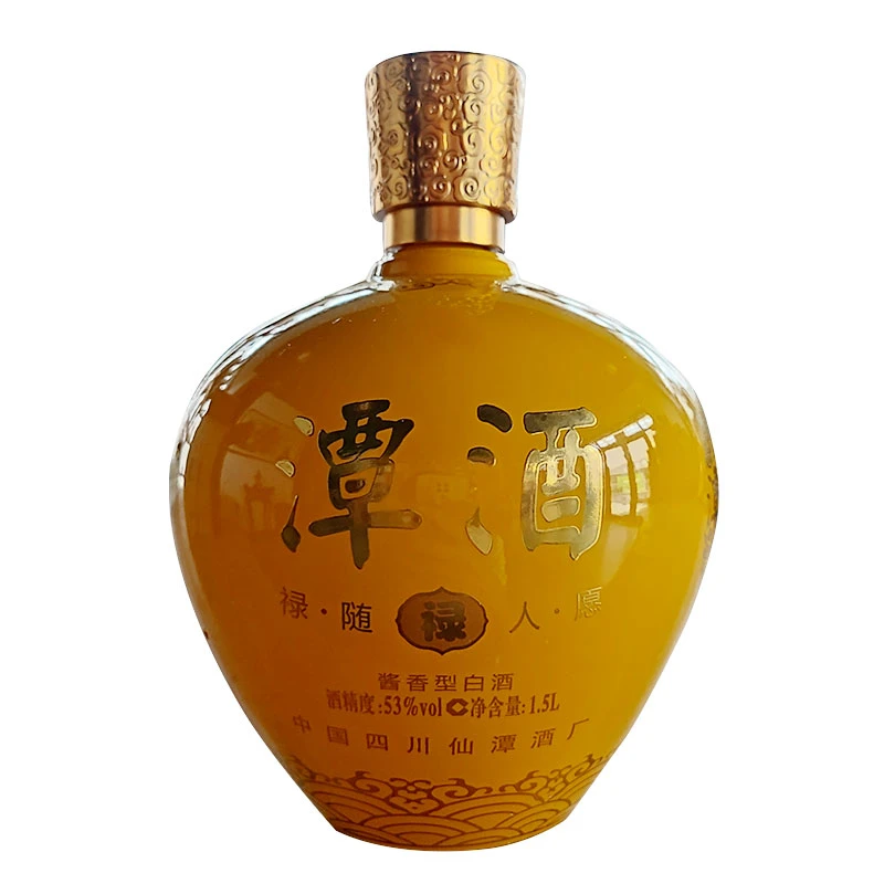 号原：潭·禄随人愿酒 黄坛 2018年 53度1.5L