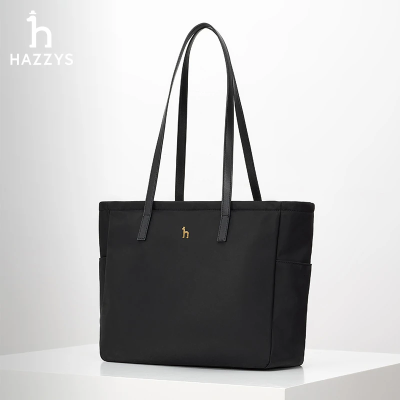 Hazzys/哈吉斯女士休闲包时尚百搭简约经典通勤托特包大包大容量