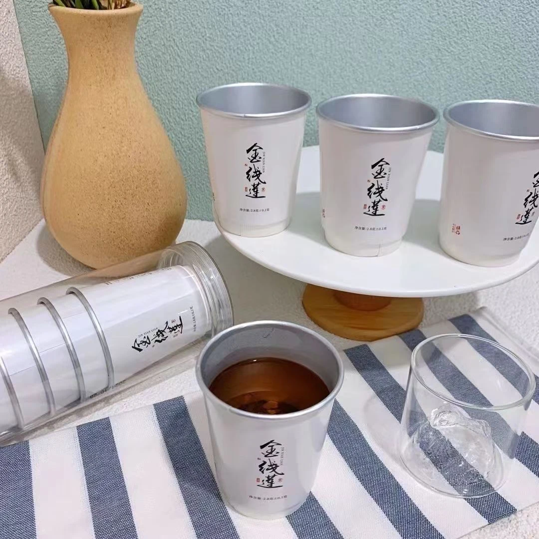 SC品质认证正宗南靖金线莲养生茶杯茶一次性随手杯会客招待送礼