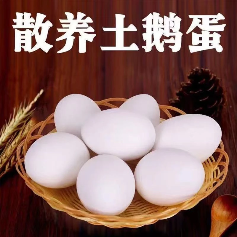 新鲜鹅蛋农家笨土鹅蛋孕妇宝宝农家散养现捡现发生态营养食用