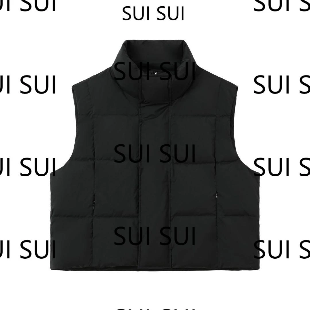 【SUSIUI】冬季时尚简约休闲潮流百搭保暖经典羽绒马甲9598-12.28