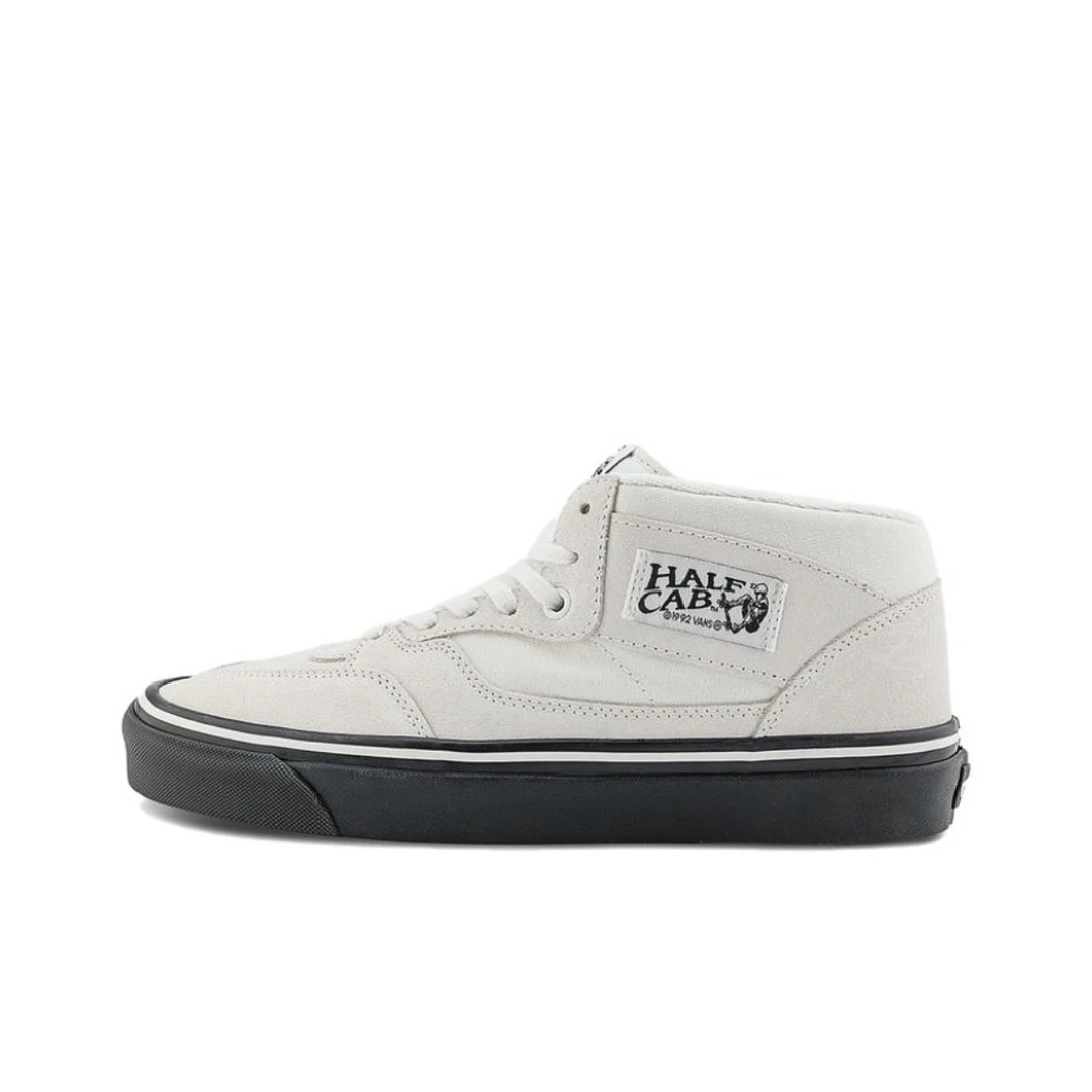 【A3N】VANS HALF-CAB黑白色男女中帮专业滑板鞋-无原盒VN0A5KX6YB2