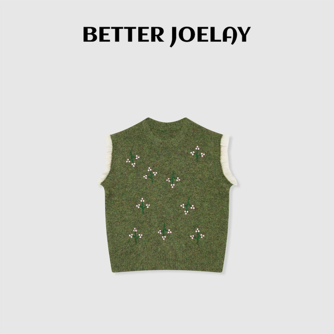 BETTER JOELAY-【枯木逢春】针织马甲气质百搭慵懒舒适韩版LL5362