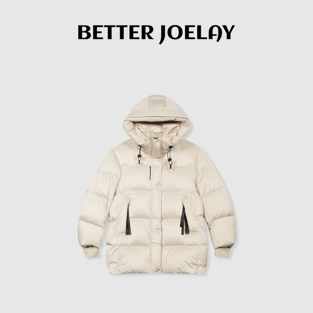 BETTER JOELAY -【至暗回忆】时尚保暖连帽羽绒服百搭休闲风Z6415