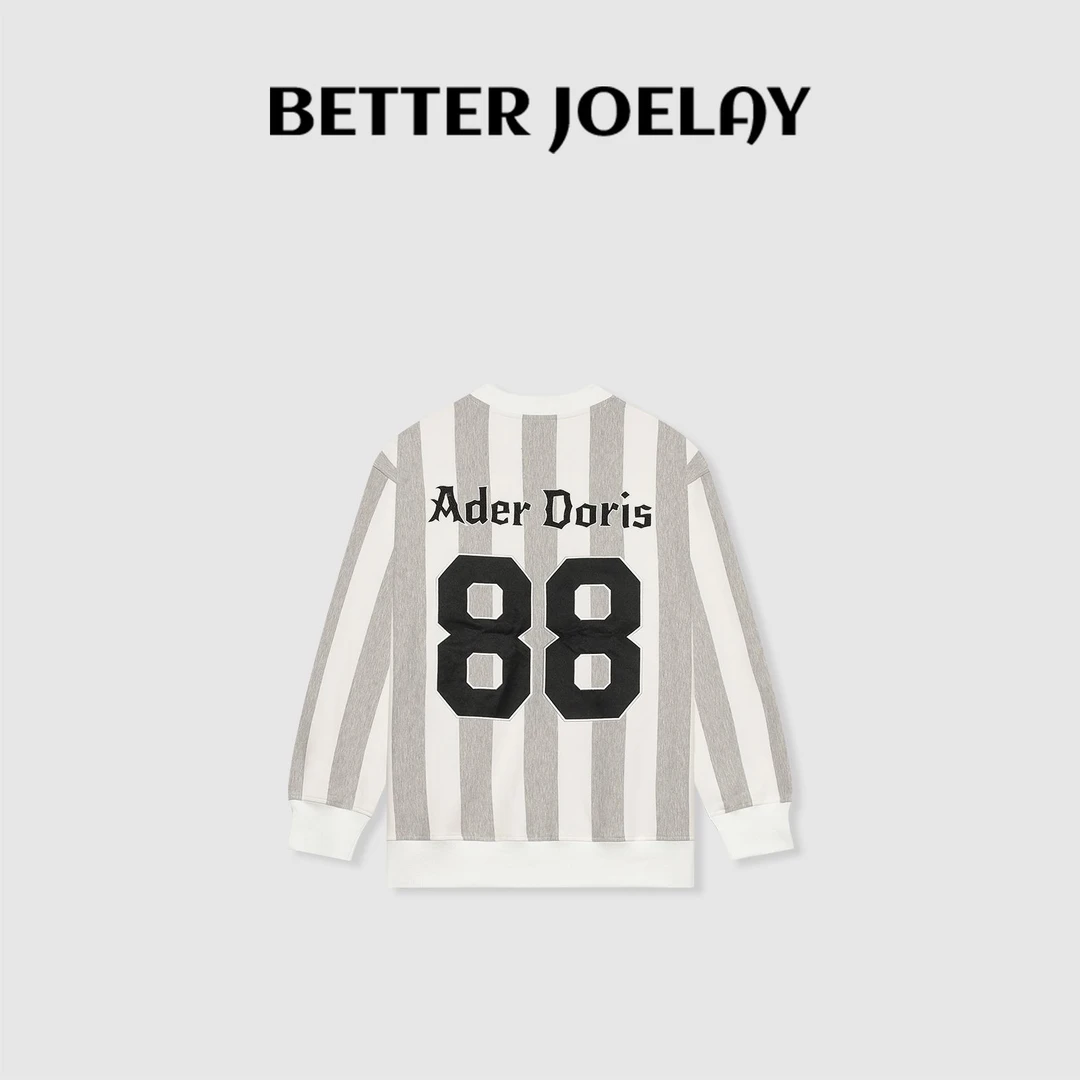 BETTERJOELAY-【心动88号】时尚宽松圆领卫衣美式百搭舒适ZZ3665