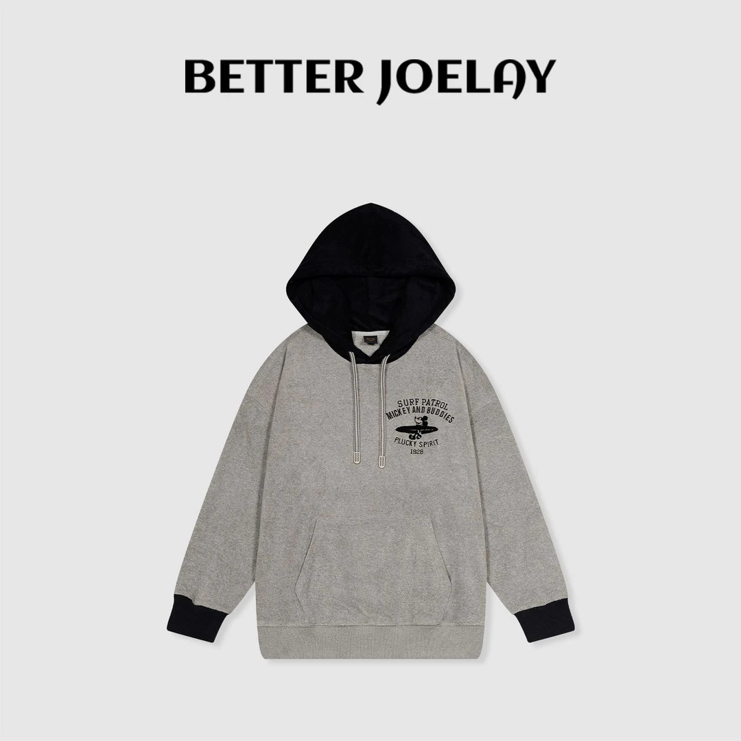 BETTER JOELAY -【无限米奇】时尚连帽卫衣宽松休闲可爱百搭KH0993