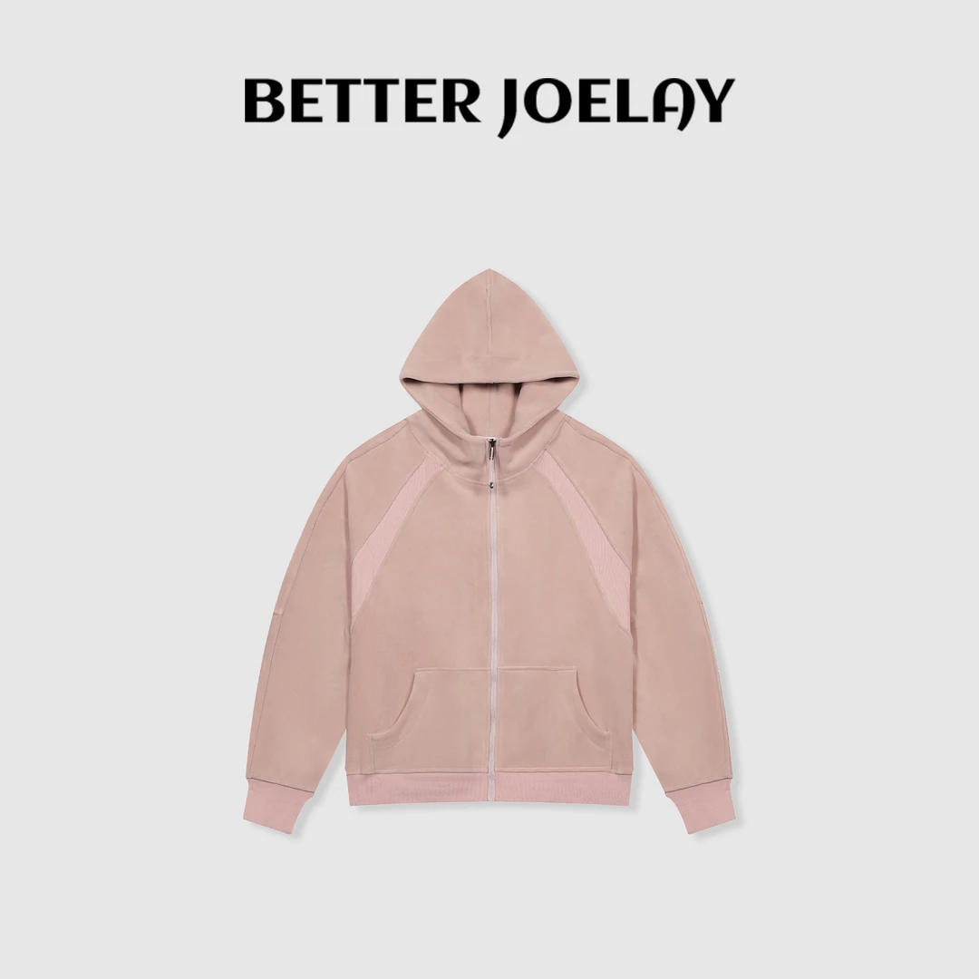BETTERJOELAY -加绒【冬日新氧】时尚开衫连帽卫衣百搭潮流KH1130