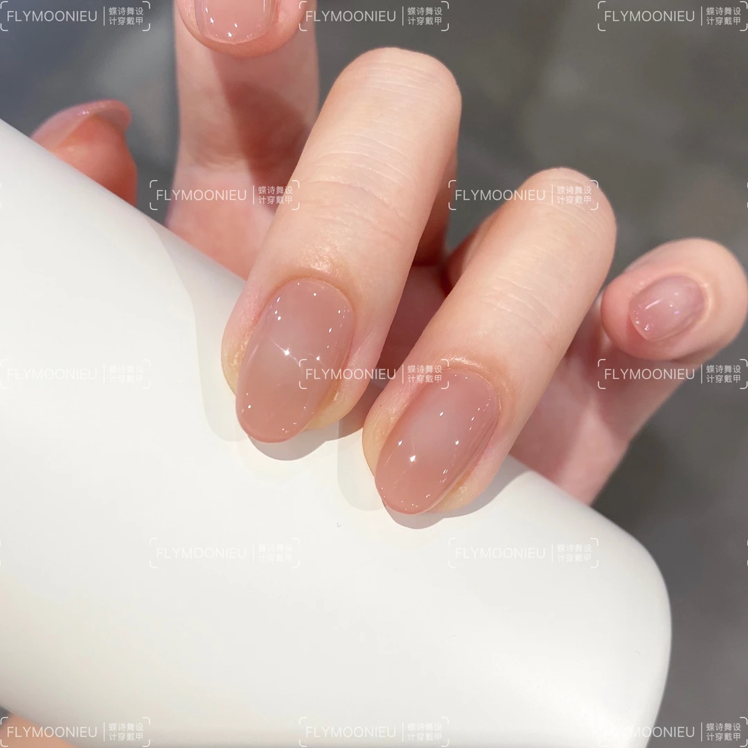 爱妃 蝶诗舞  纯手工定制美甲贴片 纯欲高级定制穿戴甲10片