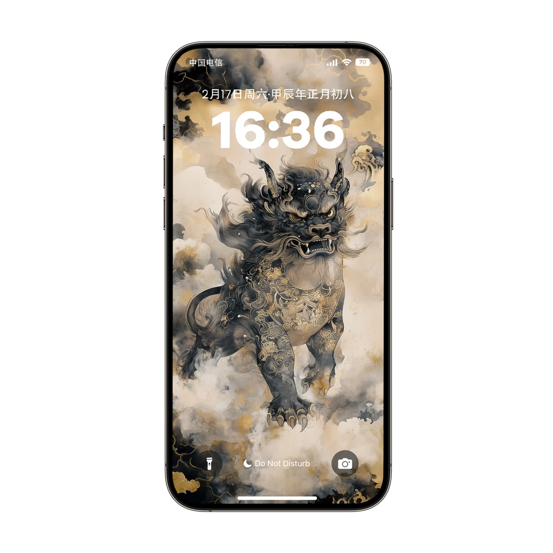 貔貅招财黑金吸金纳财图片壁纸