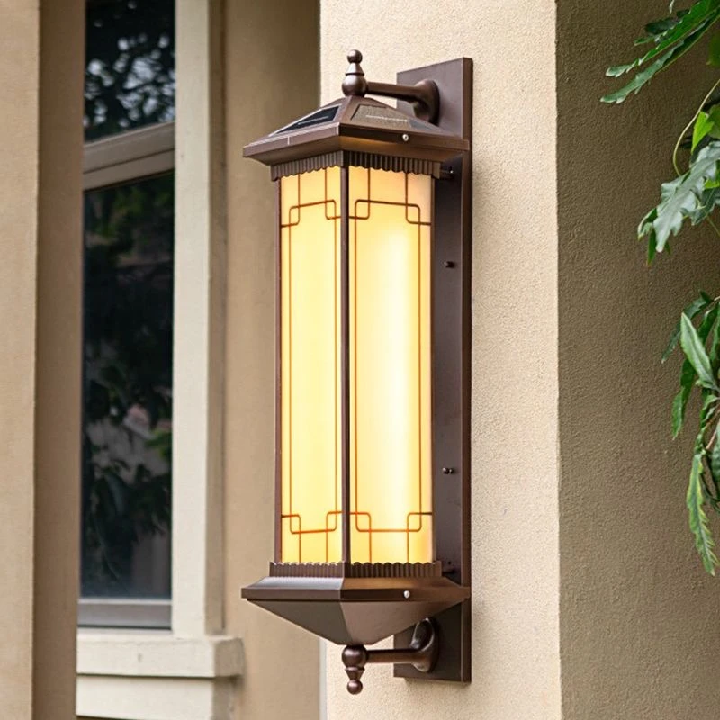 【窗花款】太阳户外能壁灯新中式防水别墅庭院灯围墙院子阳台超亮