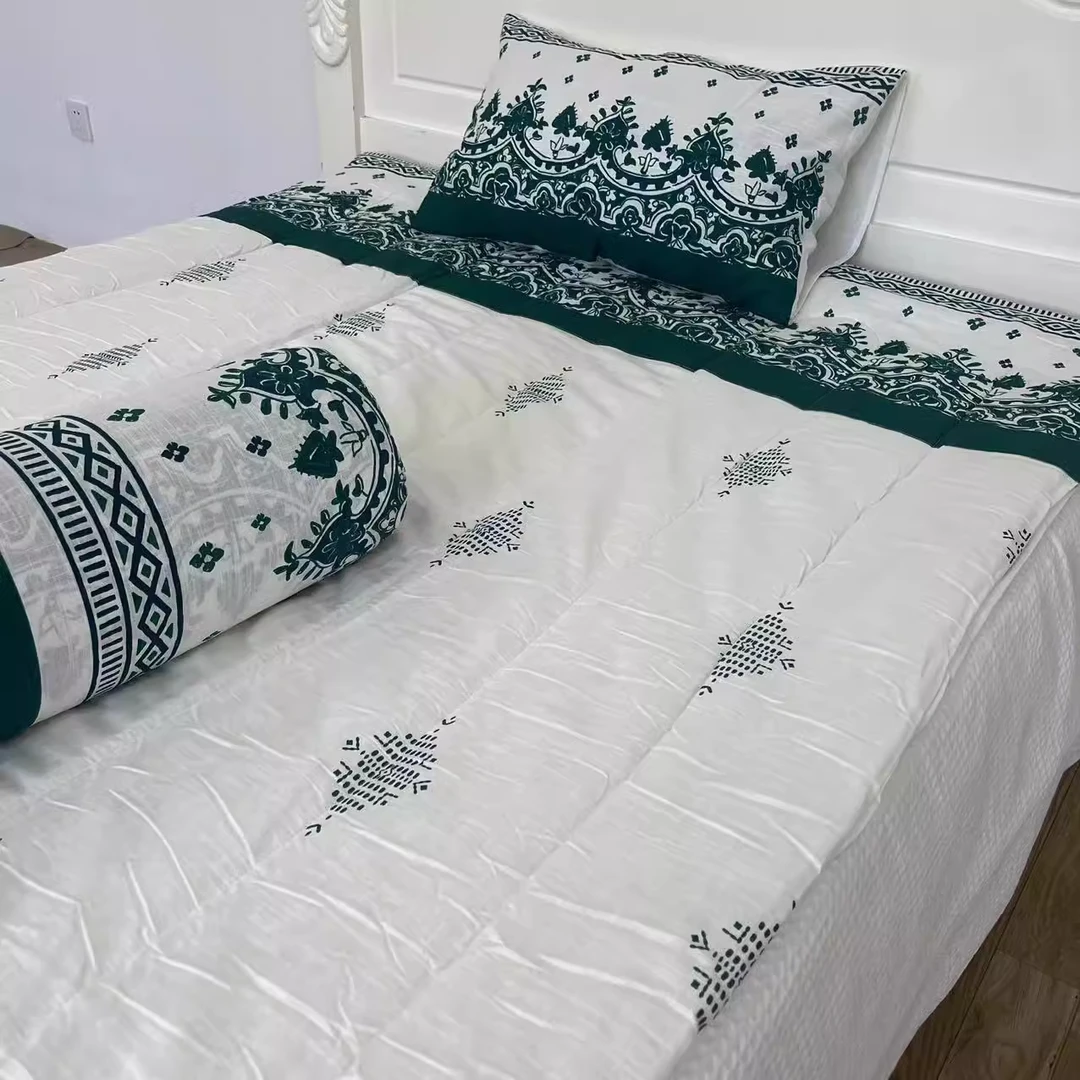 外贸尾单处理100%纯棉夏凉被空调被春秋被正反面全棉单双人绗缝被