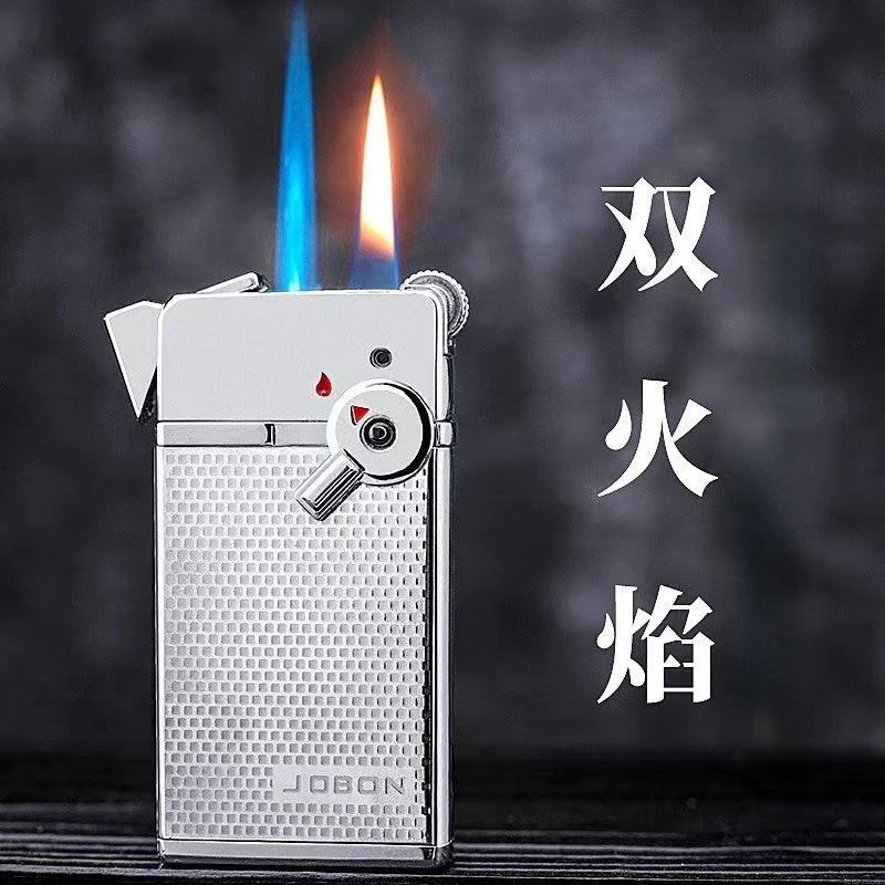 创意防风打火机火焰点烟器户外便携金属烟具