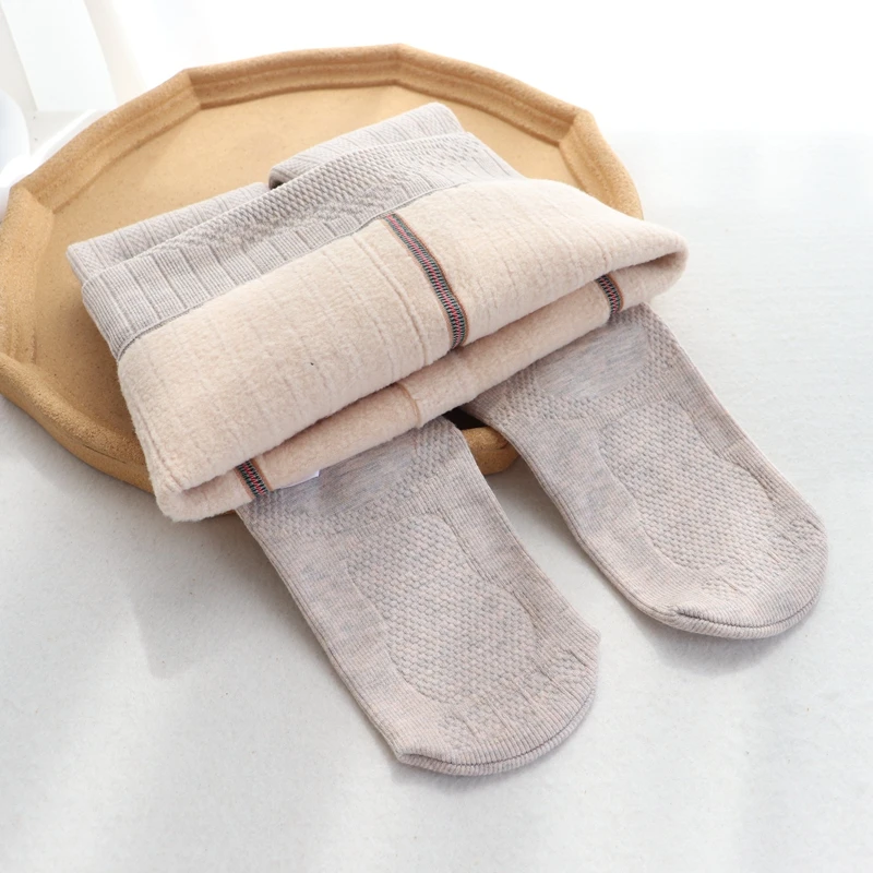 春秋冬儿童连裤袜加绒加厚女童肤色打底裤宝宝舞蹈袜光腿神器薄绒